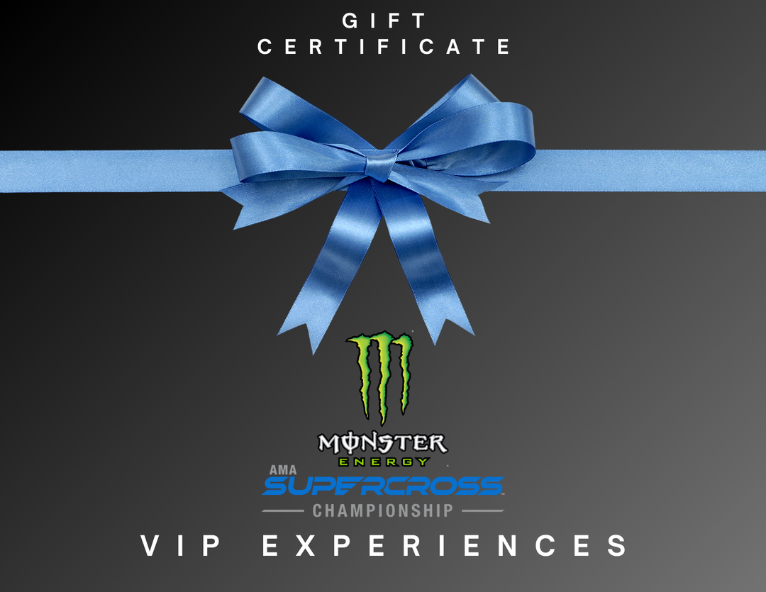 Monster Energy Supercross VIP Experience Gift Card